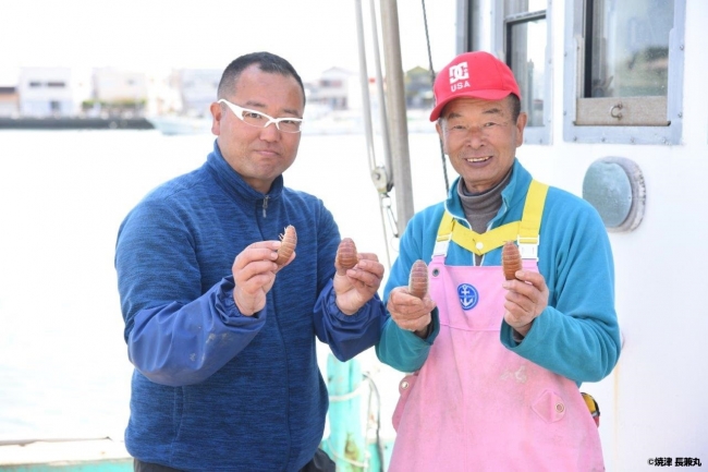 静岡県焼津市の長兼丸 長谷川さん親子