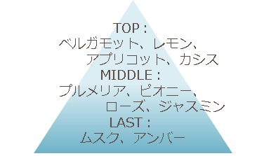 プルメリアオーシャンの香り　イメージ図