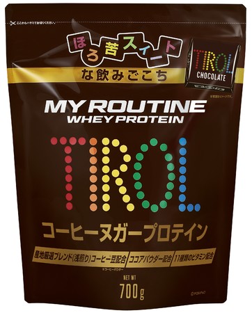 マイルーティーン　チロルチョコ　コーヒーヌガー風味プロテイン