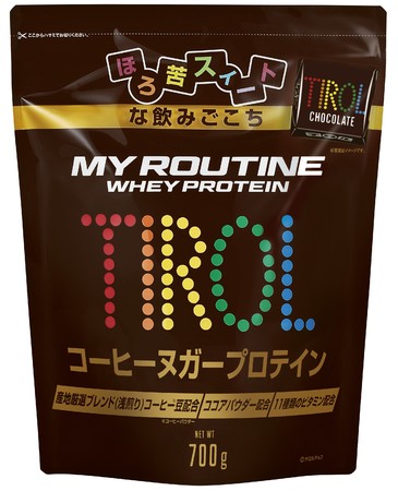 マイルーティーン　チロルチョコ　コーヒーヌガー風味プロテイン