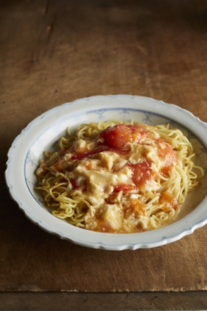 トマたまあんかけ焼きそば