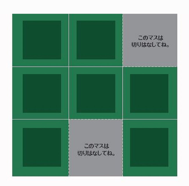 暗号も作れる、回転グリル暗号カード。