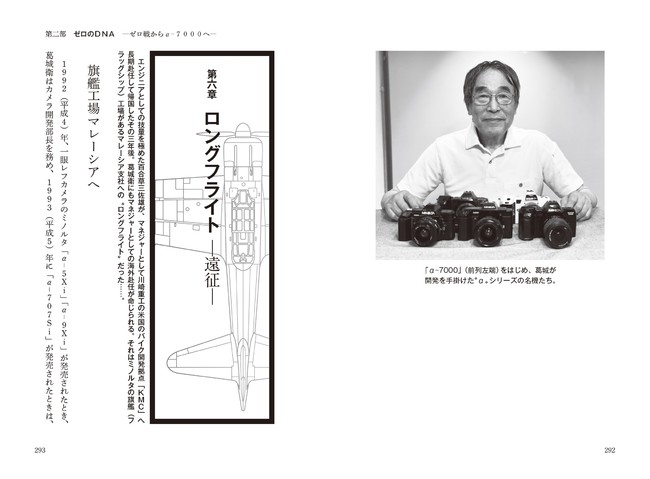 ↑葛城衛が開発を手掛けた「α」シリーズの名機たち。