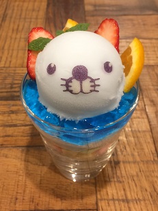 ぷかぷかぼのちゃんパフェ