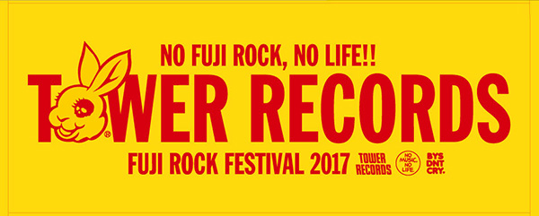 MADBUNNY「NO FUJIROCK, NO LIFE!」 タワーレコードタオル