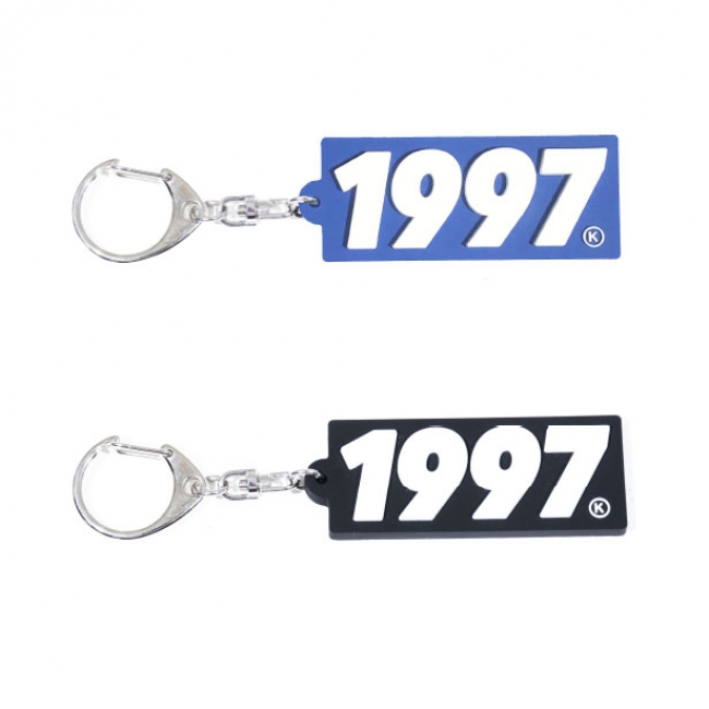 outh Loser RUBBER KEY HOLDER（BLUE／WHITE）／（BLACK／WHITE）