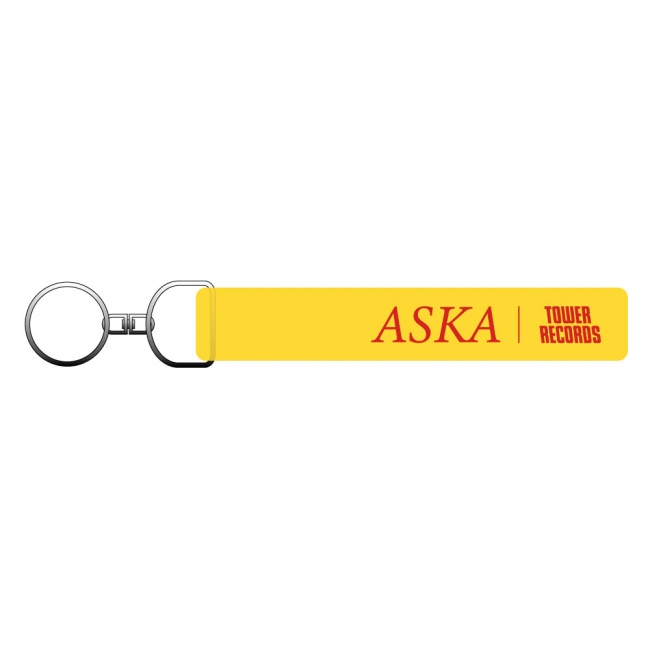 ASKA × TOWER RECORDS ルームキーホルダー イエロー