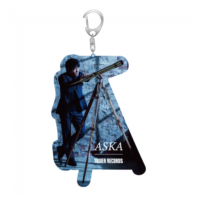 ASKA × TOWER RECORDS アクリルキーホルダー（FRONT）