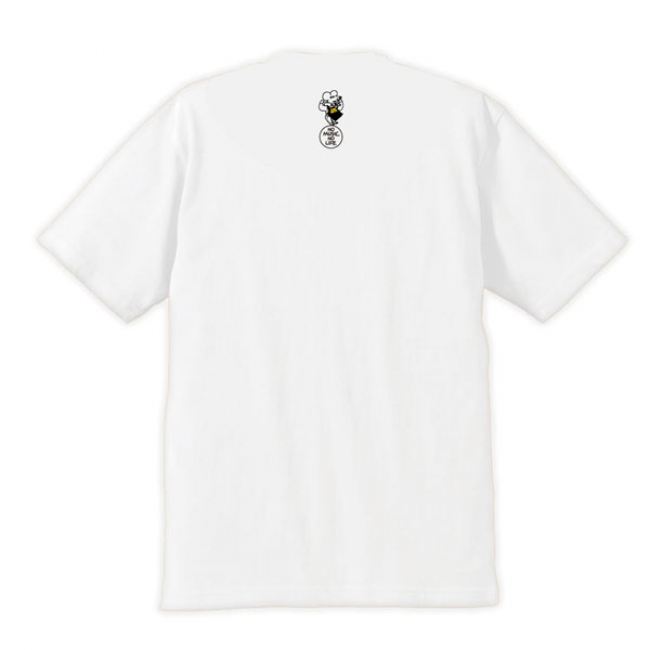 T-shirts ホワイト（BACK）