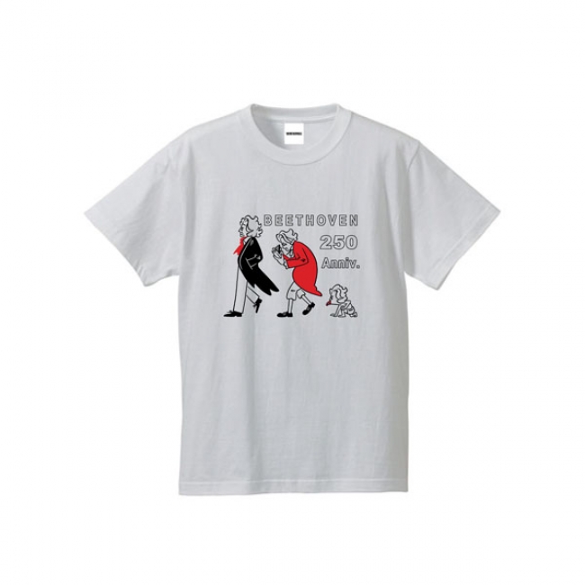 WTM クラシカルTシャツ Beethoven（Grow）ホワイト