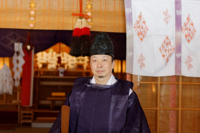 戸隠神社講社会代表理事の諏訪雅彦氏