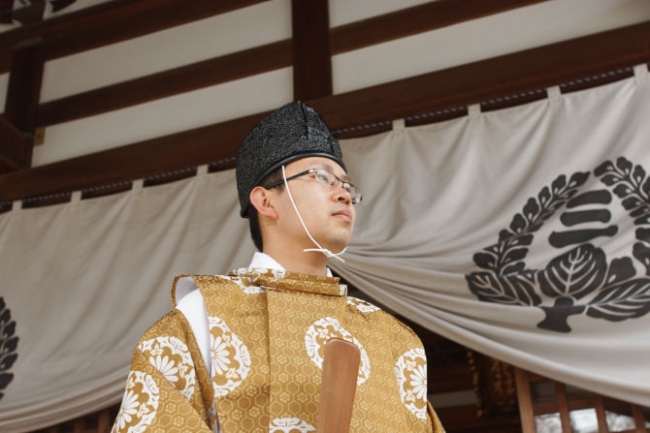 桑名宗社（春日神社）宮司　不破義人氏