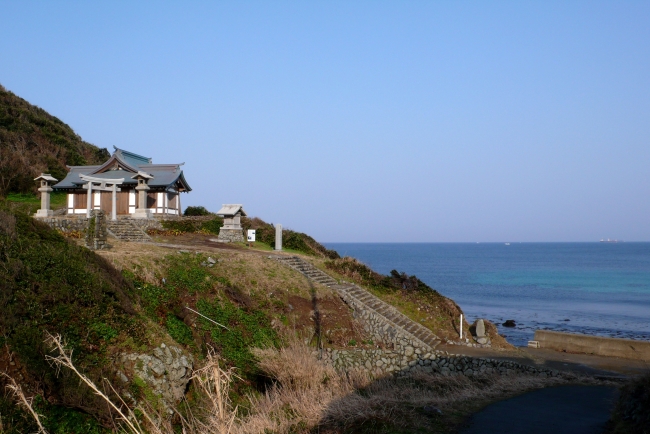 世界遺産登録が期待される 「『神宿る島』宗像・沖ノ島と関連遺産群」の宗像大社沖津宮遥拝所