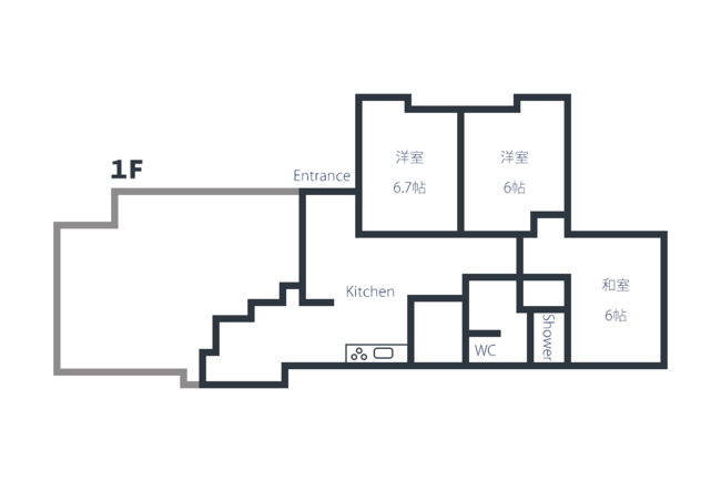 由来ハウス 間取り図