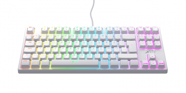 K4 TKL RGB ホワイト(テンキーレス)