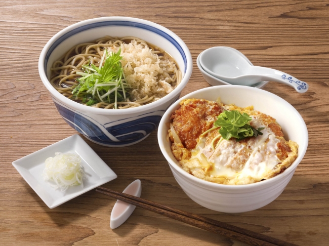 カツ丼とそば