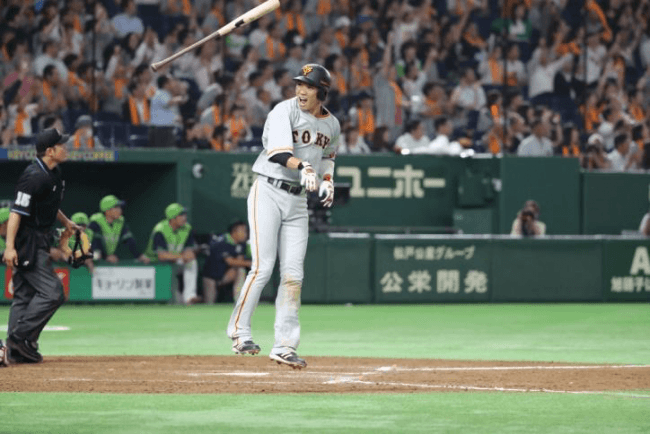 坂本勇人選手10号本塁打