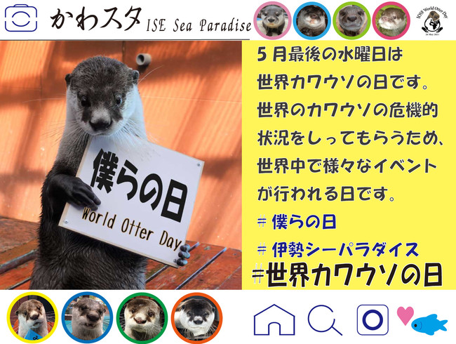 令和3年5月26日（水）はWorld Otter Day!!