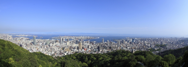 【摩耶山　掬星台からの眺め】