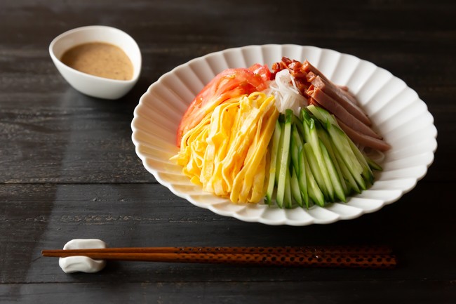 胡麻ドレでつくる 簡単冷やし中華なビーフン