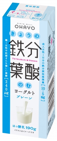 2019秋　きょうの鉄分葉酸のむヨーグルト