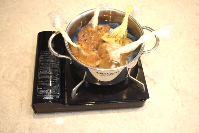 ポリ袋を使った災害食レシピ