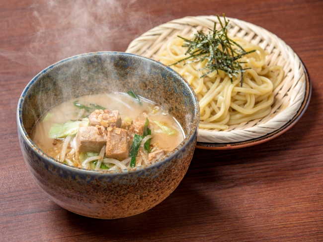 〆でも大人気のまぐろつけ麺！