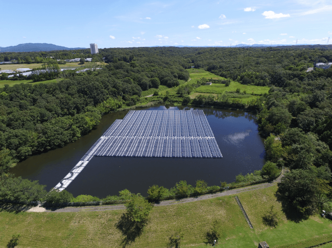 林池水上太陽光発電所