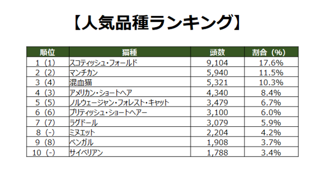 ※（ ）内は昨年順位