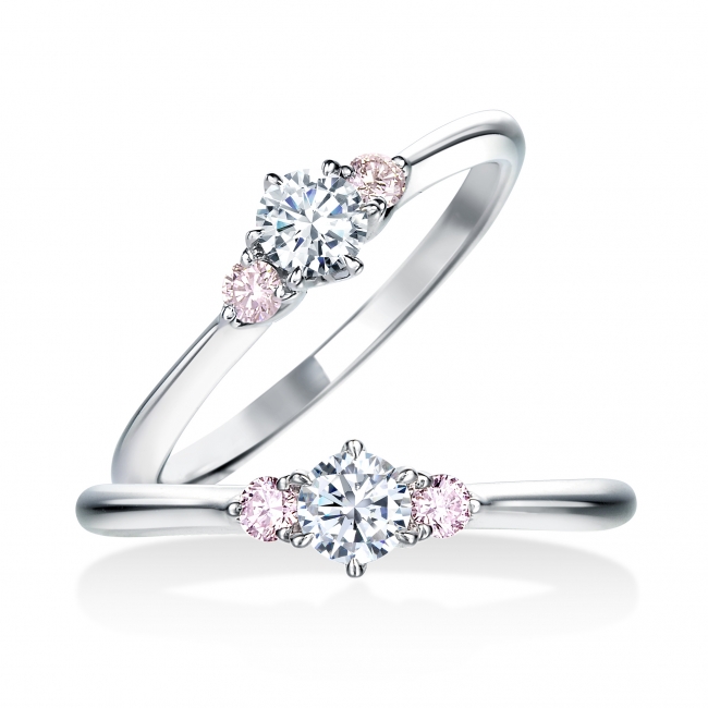 Pt950×DIA0.15ct×PINK DIA0.05ct ￥399,600(税込）