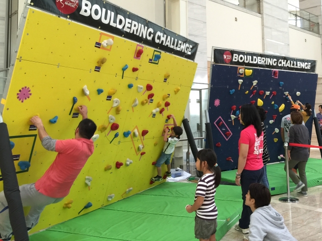 クライミング体験イベント風景