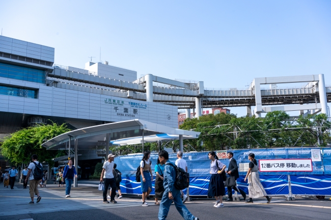 再開発が進む千葉駅周辺