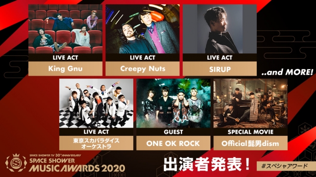 SPACE SHOWER MUSIC AWARDS 2020／出演者