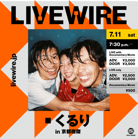 LIVEWIRE くるり in 京都磔磔