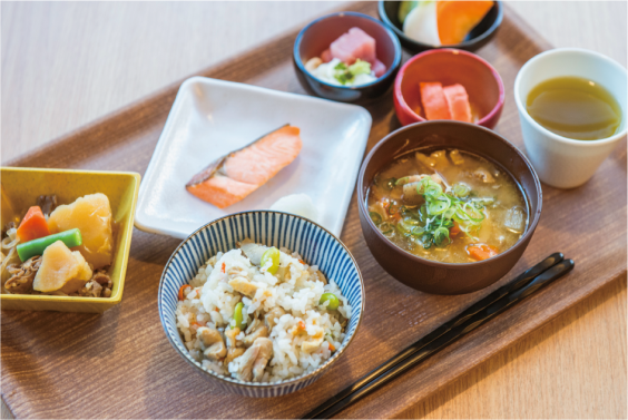 朝食バイキング