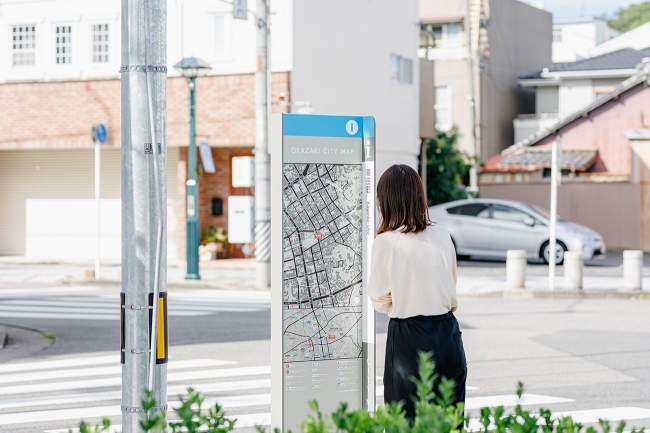 岡崎市 OKAZAKI CITY MAP（2018）サイン計画　Photo Yuya Yoshikawa