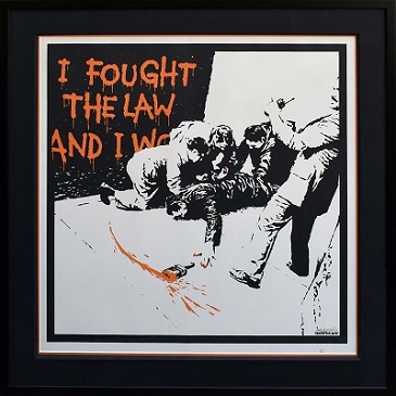 『I Fought the Law』2005年 限定150部 絵サイズ70×70cm