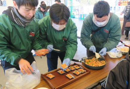 2017年11月 はらこ飯風パエリア提供