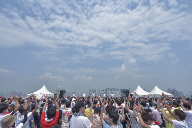 TOKYO IDOL FESTIVAL 2018 SKY STAGEの様子