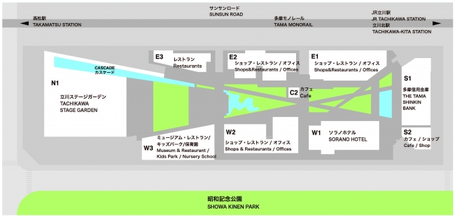 GREEN SPRINGSフロアマップ