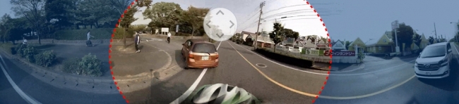 360°ＶＲ動画で気づく！こんな自転車運転が実は危ない！