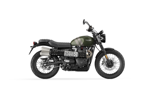 新型Street Scrambler マットカーキ  マットアイアンストーン