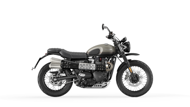 新型Street Scrambler Sandstorm Limited Editionサンドストーム／マットストームグレー