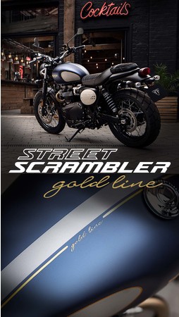 Street Scrambler Gold Line Edition