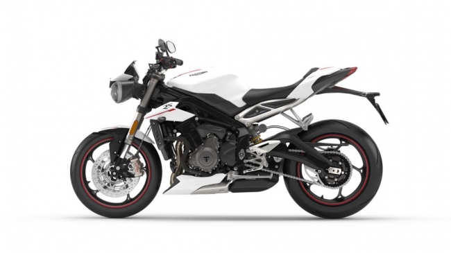 Street Triple RS　色：クリスタルホワイト