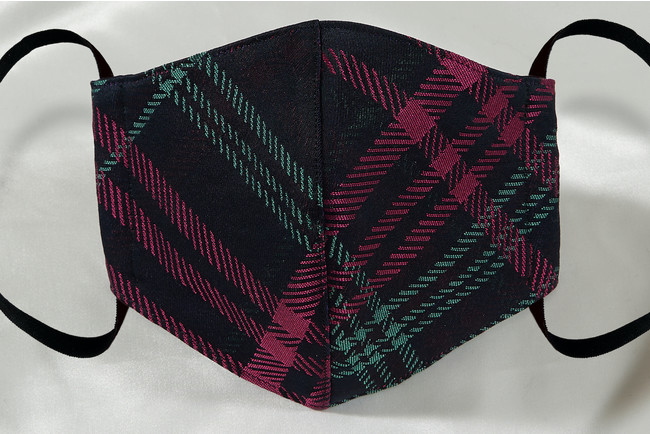 新作西陣織マスクTartan(pink)