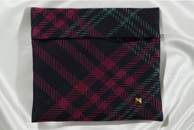 西陣織マスクケースTartan