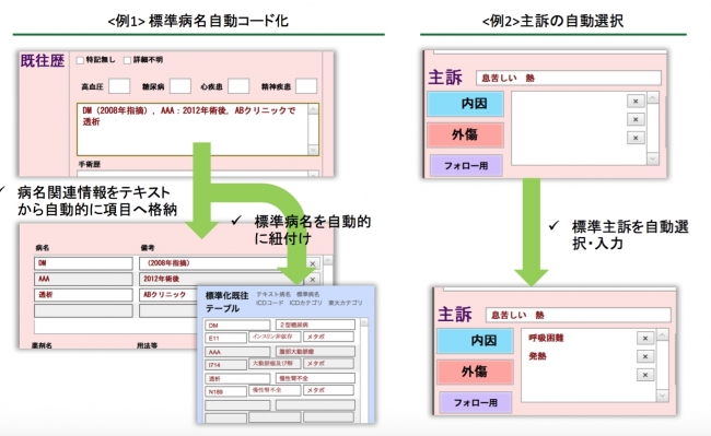 記載テキストの自動標準化