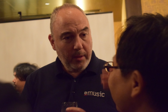 ＜eMusic CEO Tamir Koch氏＞