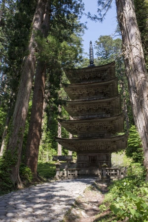 山形県：羽黒山五重塔（山形県観光物産協会）